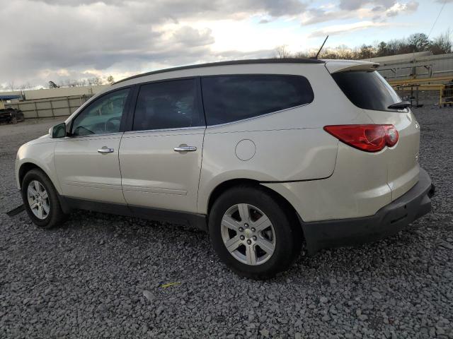 1GNKRJED0CJ288981 - 2012 CHEVROLET TRAVERSE LT WHITE photo 2