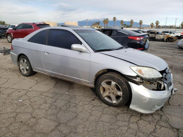 1HGEM21904L004638 - 2004 HONDA CIVIC EX SILVER photo 4