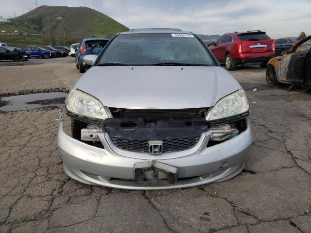 1HGEM21904L004638 - 2004 HONDA CIVIC EX SILVER photo 5