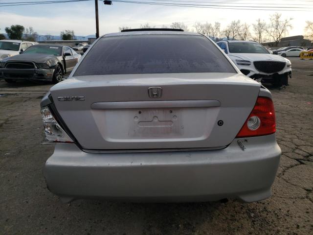 1HGEM21904L004638 - 2004 HONDA CIVIC EX SILVER photo 6