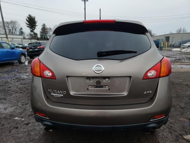 JN8AZ1MW3AW128850 - 2010 NISSAN MURANO S BROWN photo 6