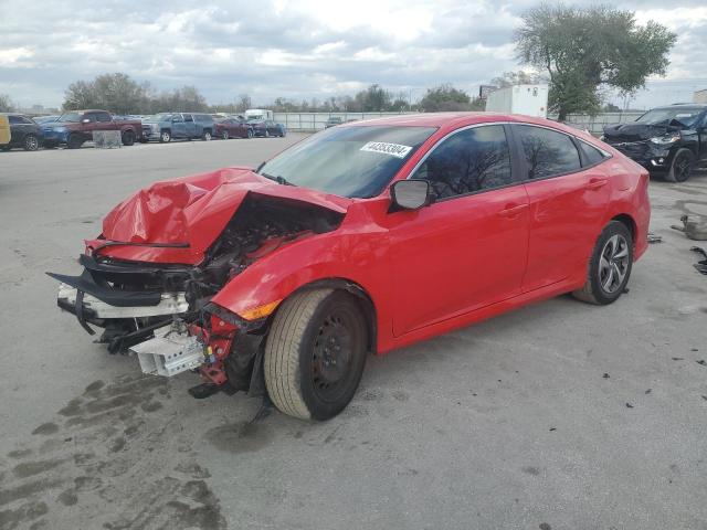 2HGFC2F66LH535814 - 2020 HONDA CIVIC LX RED photo 1