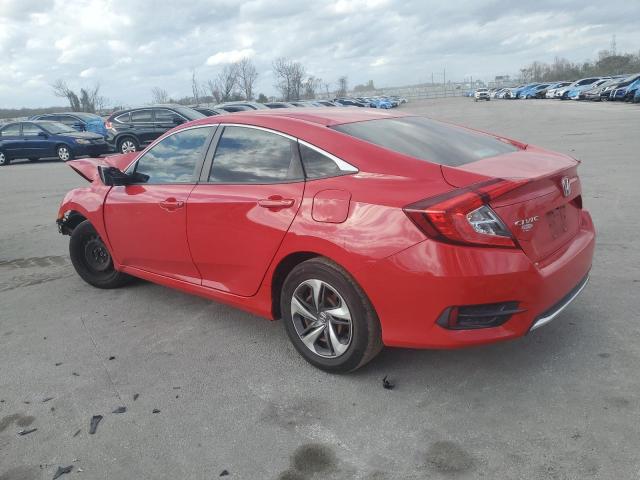 2HGFC2F66LH535814 - 2020 HONDA CIVIC LX RED photo 2