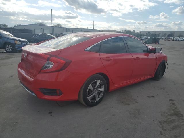 2HGFC2F66LH535814 - 2020 HONDA CIVIC LX RED photo 3