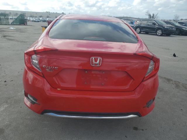 2HGFC2F66LH535814 - 2020 HONDA CIVIC LX RED photo 6