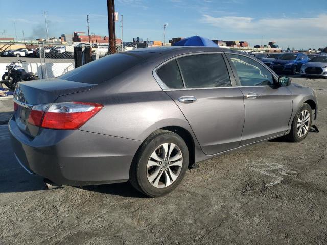 1HGCR2F34EA129443 - 2014 HONDA ACCORD LX GRAY photo 3