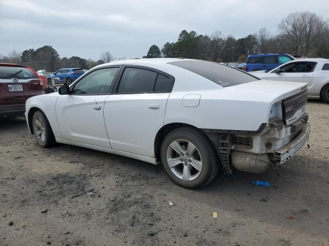 2C3CDXBG7DH512459 - 2013 DODGE CHARGER SE WHITE photo 2