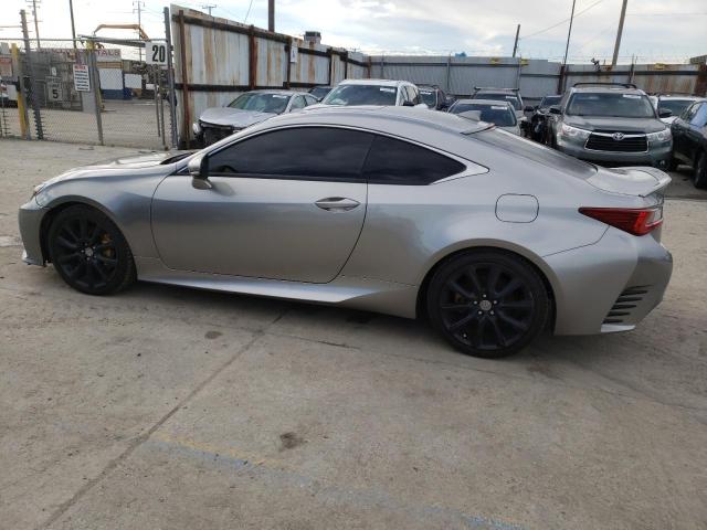 JTHHA5BC1H5007525 - 2017 LEXUS RC 200T GRAY photo 2