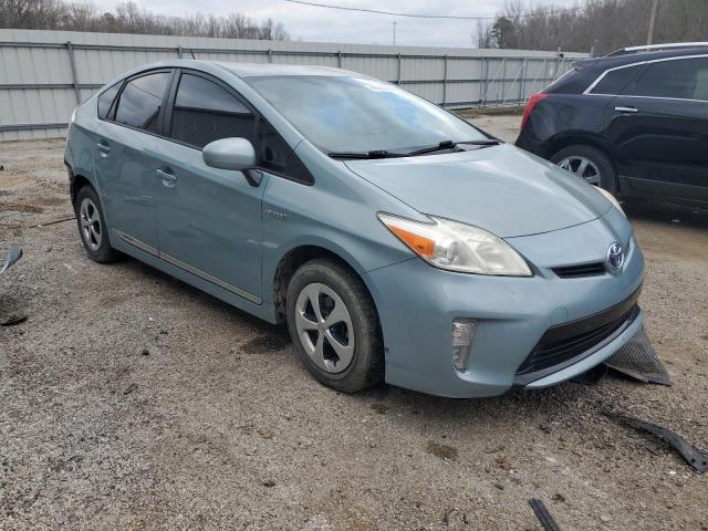 JTDKN3DU1D1717368 - 2013 TOYOTA PRIUS TURQUOISE photo 4