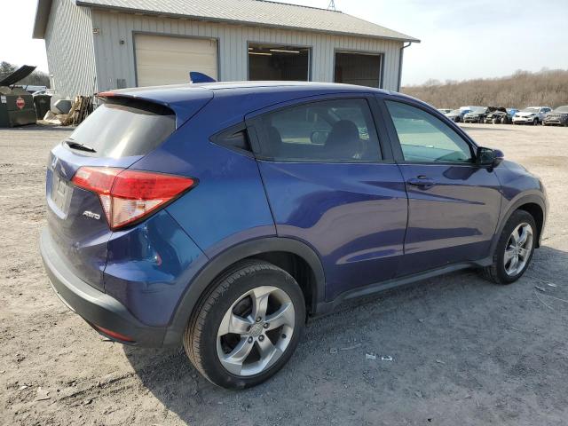 3CZRU6H5XHM712632 - 2017 HONDA HR-V EX BLUE photo 3