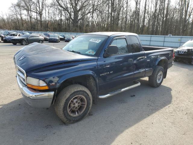 1B7GG22N1YS534350 - 2000 DODGE DAKOTA BLUE photo 1