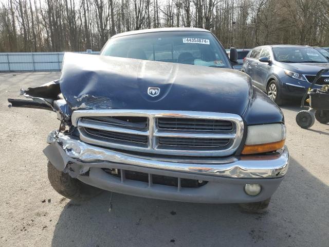 1B7GG22N1YS534350 - 2000 DODGE DAKOTA BLUE photo 5