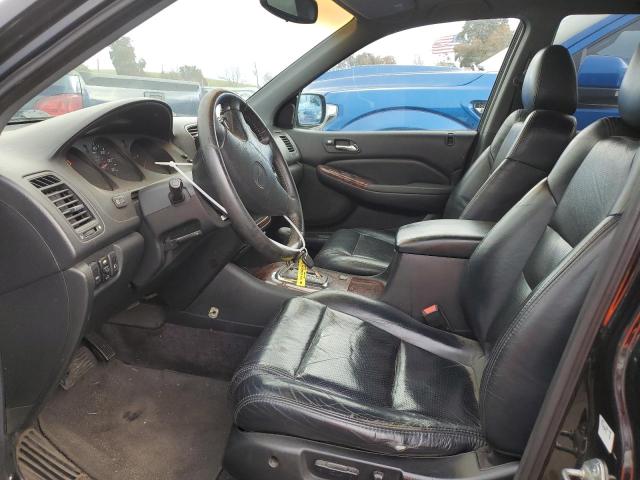 2HNYD18212H547810 - 2002 ACURA MDX BLACK photo 7