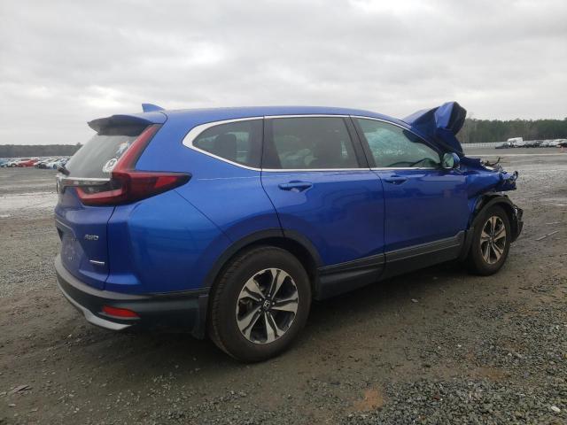 7FARW2H79ME022822 - 2021 HONDA CR-V SE BLUE photo 3