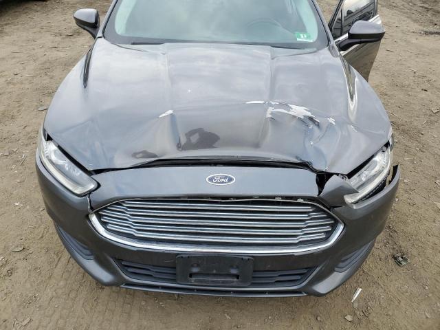 1FA6P0G70F5114820 - 2015 FORD FUSION S GRAY photo 11