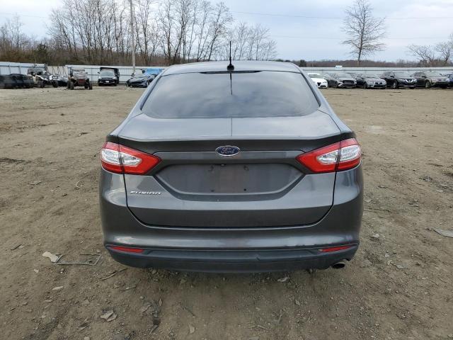 1FA6P0G70F5114820 - 2015 FORD FUSION S GRAY photo 6