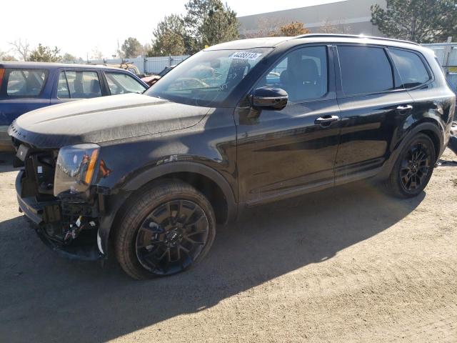 5XYP5DHC8NG257138 - 2022 KIA TELLURIDE SX BLACK photo 1