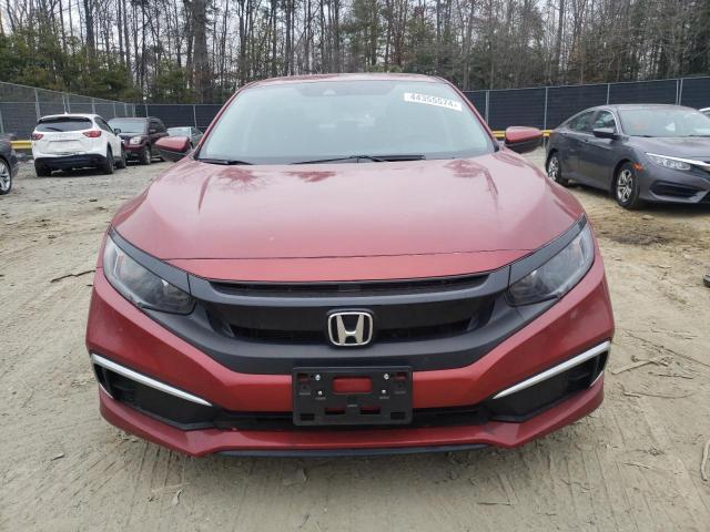 2HGFC2F60KH527383 - 2019 HONDA CIVIC LX BURGUNDY photo 5