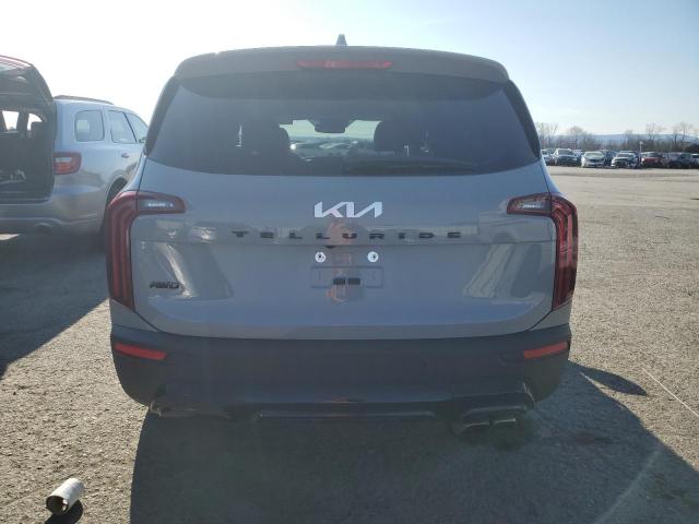 5XYP5DHC1NG322301 - 2022 KIA TELLURIDE SX GRAY photo 6