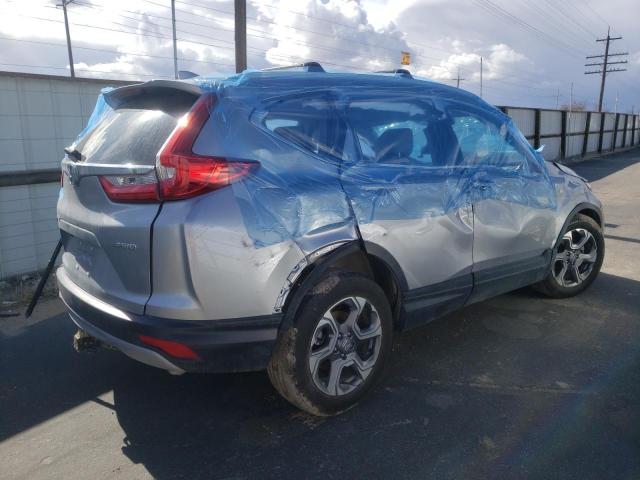 5J6RW2H84KA012719 - 2019 HONDA CR-V EXL GRAY photo 3