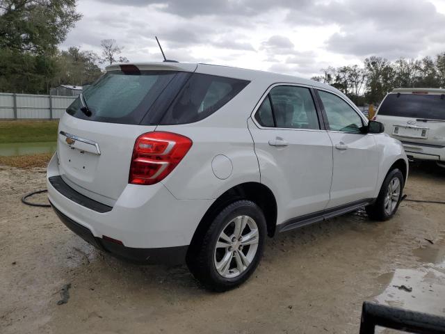 2GNALBEK3H1597749 - 2017 CHEVROLET EQUINOX LS WHITE photo 3