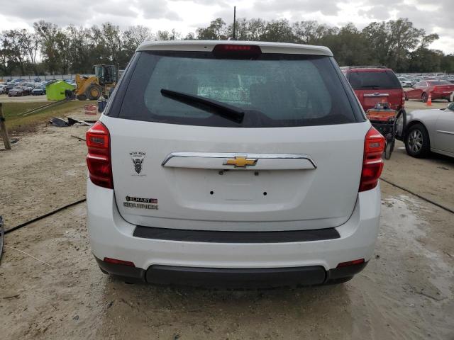 2GNALBEK3H1597749 - 2017 CHEVROLET EQUINOX LS WHITE photo 6