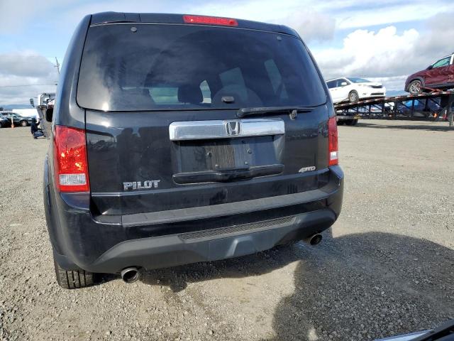 5FNYF4H51DB012674 - 2013 HONDA PILOT EXL BLACK photo 6