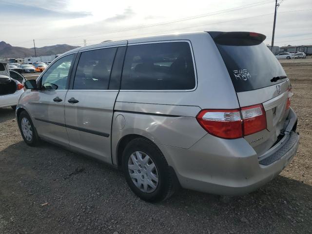 5FNRL38266B062955 - 2006 HONDA ODYSSEY LX SILVER photo 2