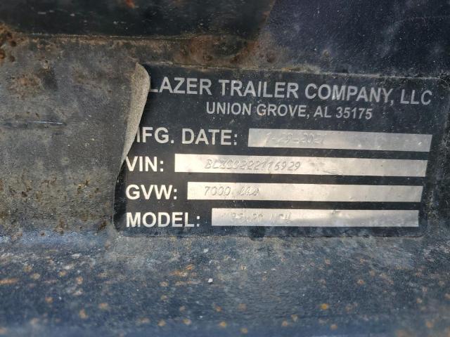 BLZC0222116929578 - 2020 UTILITY TRAILER BLACK photo 10