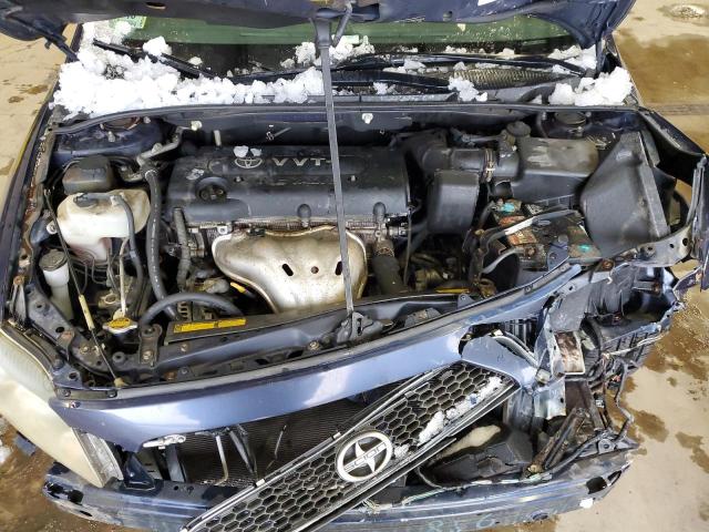 JTKDE167580241814 - 2008 TOYOTA SCION TC ლურჯი ფოტო 11