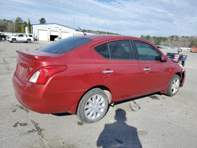 3N1CN7AP1DL835166 - 2013 NISSAN VERSA S BURGUNDY photo 3