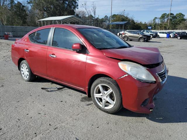 3N1CN7AP1DL835166 - 2013 NISSAN VERSA S BURGUNDY photo 4