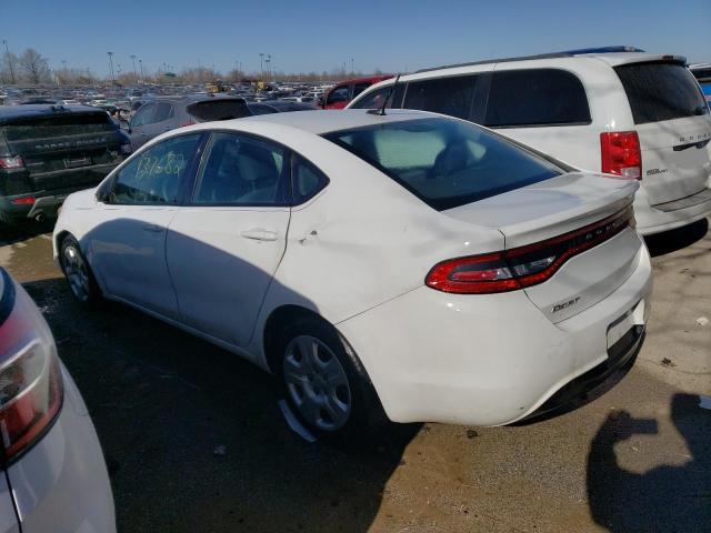 1C3CDFAA2FD404340 - 2015 DODGE DART SE WHITE photo 2