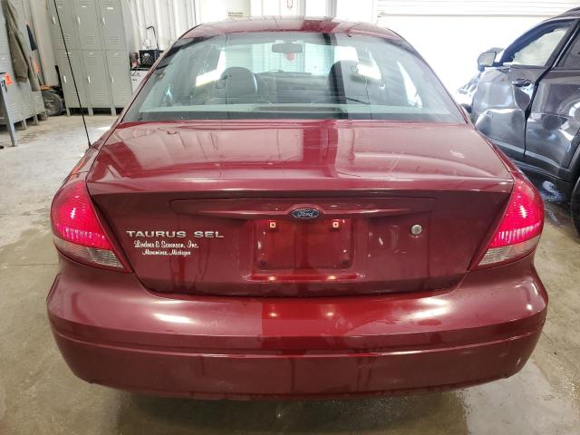 1FAFP56U46A219288 - 2006 FORD TAURUS SEL MAROON photo 6