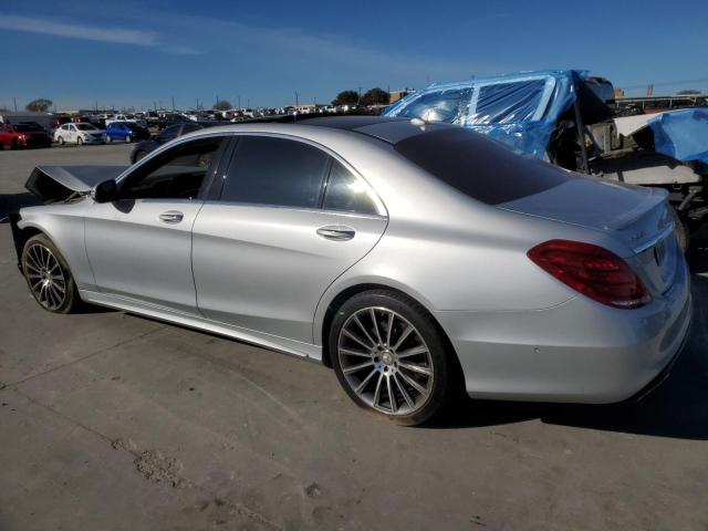 WDDUG8CB4FA132003 - 2015 MERCEDES-BENZ S 550 SILVER photo 2