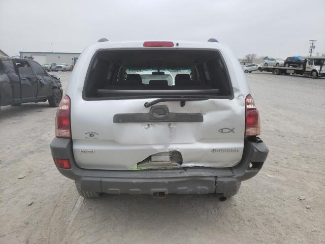 JTEBT14R130005514 - 2003 TOYOTA 4RUNNER SR5 SILVER photo 6