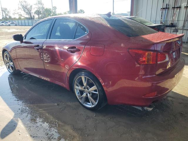 JTHBK262595104666 - 2009 LEXUS IS 250 BURGUNDY photo 2