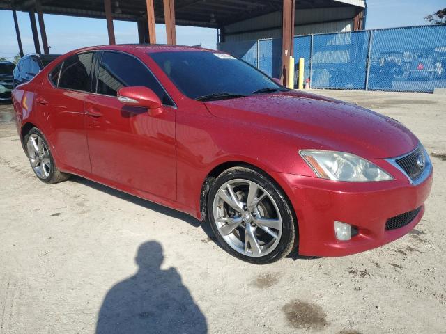 JTHBK262595104666 - 2009 LEXUS IS 250 BURGUNDY photo 4