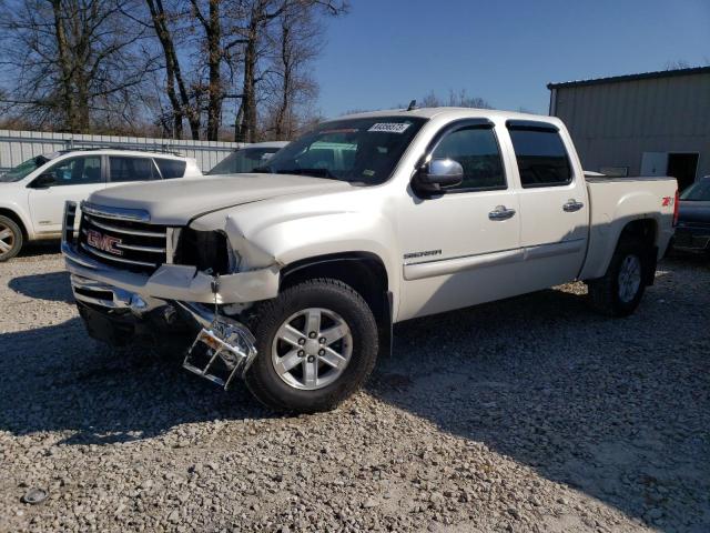 3GTP2VE74CG121853 - 2012 GMC SIERRA K1500 SLE WHITE photo 1