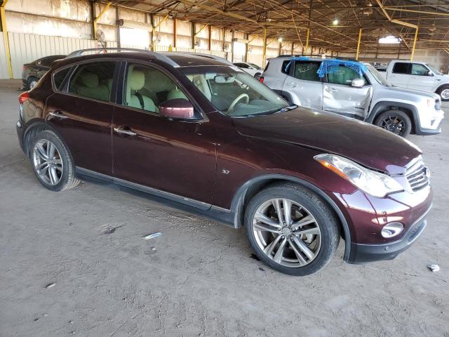 JN1BJ0HP0FM730258 - 2015 INFINITI QX50 MAROON photo 4