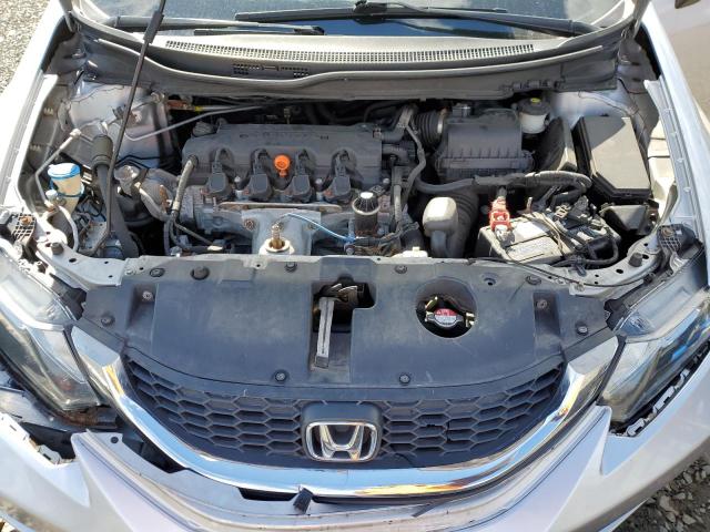 19XFB2F57FE262715 - 2015 HONDA CIVIC LX SILVER photo 11