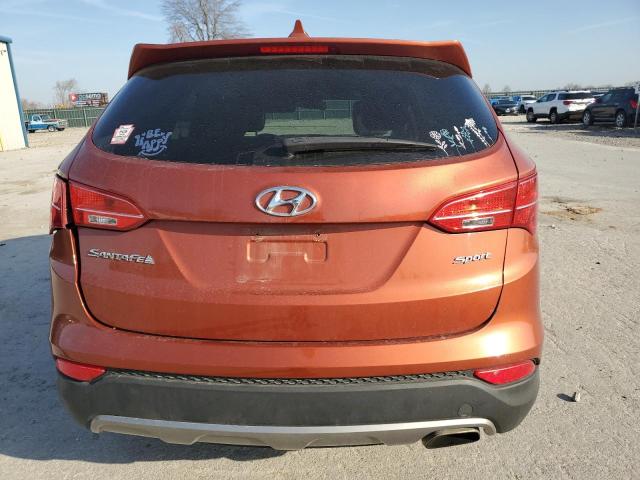 5XYZT3LB2FG255359 - 2015 HYUNDAI SANTA FE S ORANGE photo 6