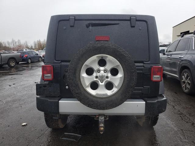 1C4BJWEG1EL258760 - 2014 JEEP WRANGLER U SAHARA BLACK photo 6