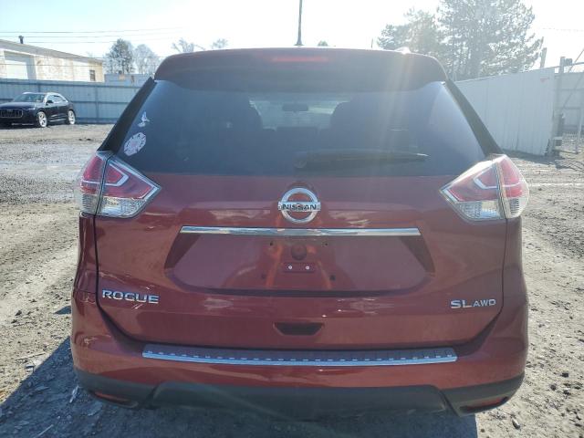 5N1AT2MV3GC917001 - 2016 NISSAN ROGUE S RED photo 6