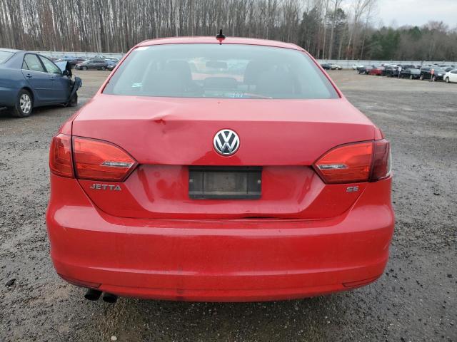 3VWD17AJ8EM368619 - 2014 VOLKSWAGEN JETTA SE RED photo 6