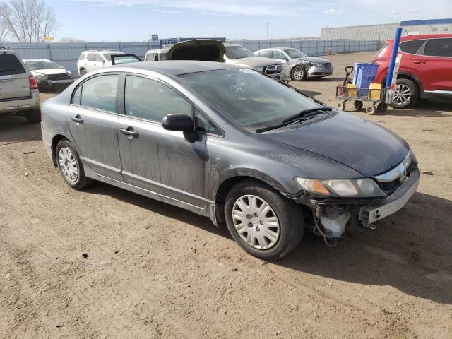 2HGFA16369H505615 - 2009 HONDA CIVIC VP GRAY photo 4