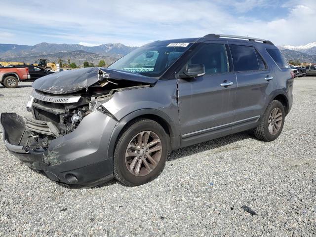 1FM5K7D8XEGA59673 - 2014 FORD EXPLORER XLT GRAY photo 1