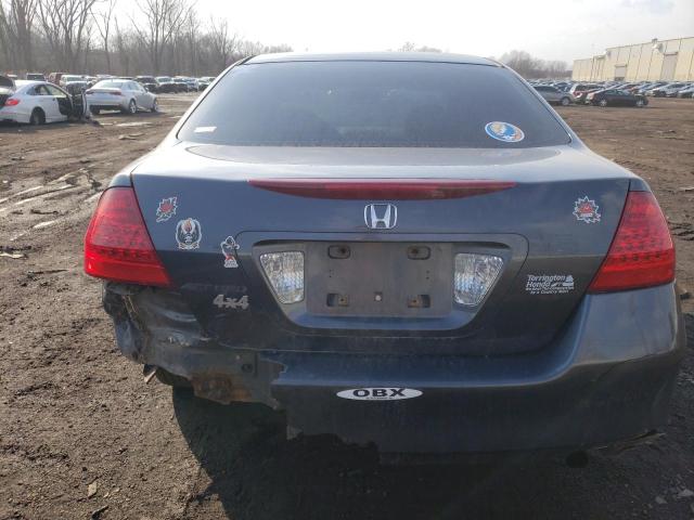 1HGCM56426A112831 - 2006 HONDA ACCORD LX GRAY photo 6