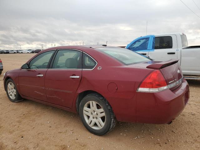 2G1WU58R079309507 - 2007 CHEVROLET IMPALA LTZ RED photo 2