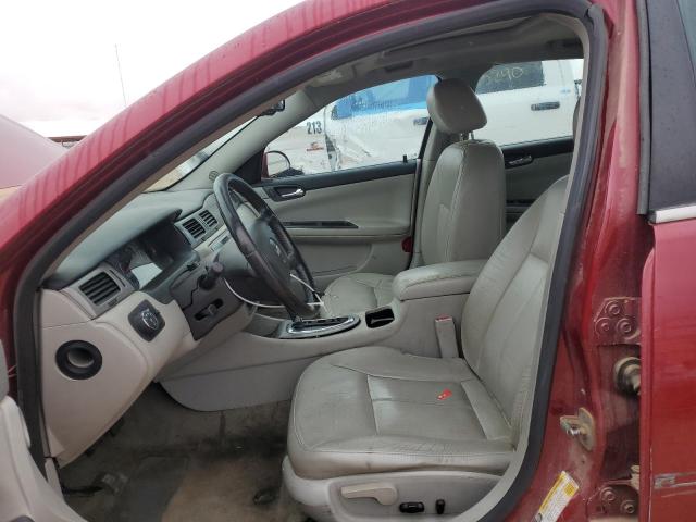 2G1WU58R079309507 - 2007 CHEVROLET IMPALA LTZ RED photo 7